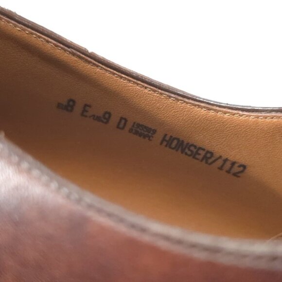 BALLY SWITZERLAND??Made HONSER/112 LEATHER Oxford Shoes 195509 D3NAPC Size 9D‎